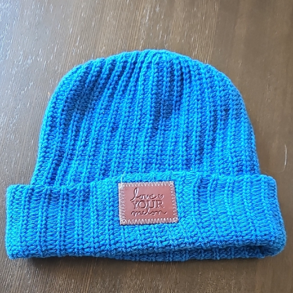 Love Your Melon Kids Blue Beanie